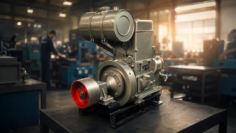 Industrial Engine Tianli 2105-A3: 2 Cylinder Diesel Engine for Light Industry